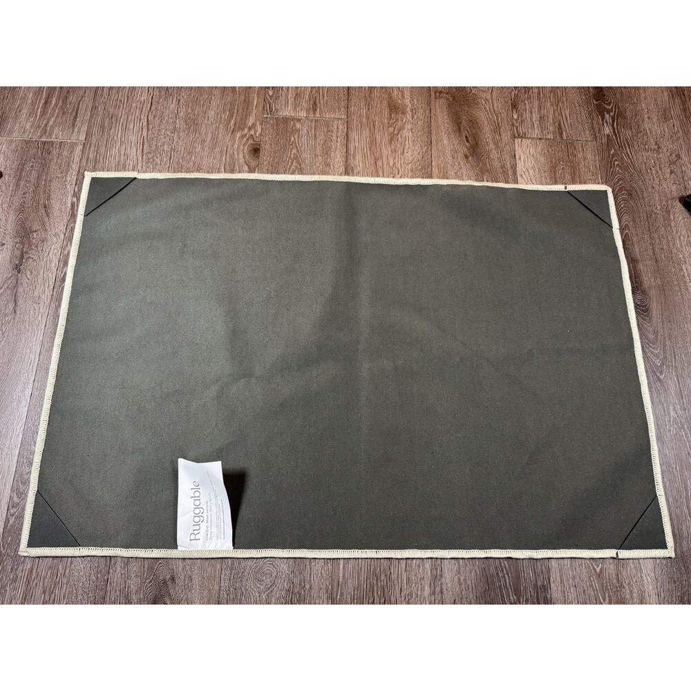 Ruggable Foxfen Ivory Multicolor Flatwoven Rug 2’ x 3’ Fox Animal - Picture 11 of 13